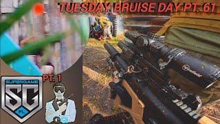 SuperGame Florida Tuesday Bruise Day pt.61 MAXTACT TGR1 Bullpup #magfed #sniper #paintball #gameplay