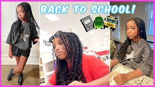 BACK TO SCHOOL: FIRST DAY OF 7TH GRADE, MORNING AND NIGHT ROUTINE!  | YOSHIDOLL