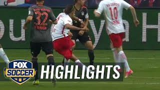 Yussuf Poulsen scores against Bayern Munich​ | 2016-17 Bundesliga Highlights