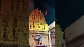 Triplicane Sri Parathasarathy temple Brahmotsavam  fireworks #youtubeshorts