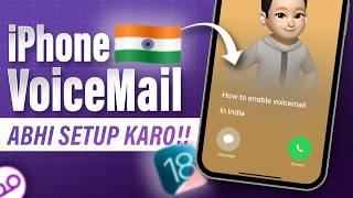 How to Set Up Voicemail on iPhone in India | Free in Jio, Airtel & Vi | Voicemail Off iPhone