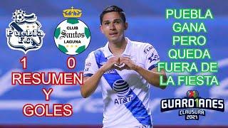 Puebla vs Santos 1 0 Resumen Goles Semifinal Liga MX 2021 (PUEBLA FUERA DE LA FINAL)