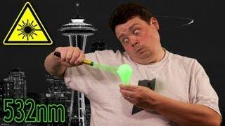 Epic Wicked Lasers Nano 532nm Green Laser Pointer Review - Fantastic Handheld Laser! - @Barnacules