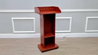 11479 2 podium pulpit lectern hostess stand restaurant church conference school debat speach 3D