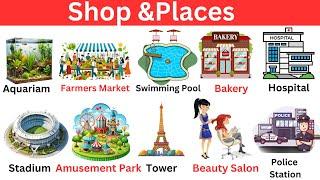 Shop & Places |  Shopping vocabulary in english#shopping #vocabulary