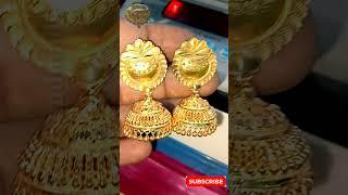 GOLD JHUMKA LATEST DESIGN | EARRING GOLD DESIGN 2021