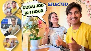 Got Selected for a Job in Dubai in Just 1 Hour! Success Story | By Pratham Chaudhary with Priya