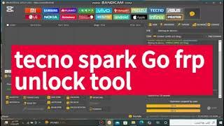 tecno spark Go frp unlock tool