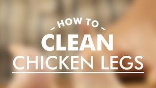 How to Clean Chicken Legs from Joints || Gastrolab Basic Cooking Skills