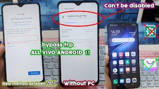 Lupa akun google Bypass frp Vivo Y19/V19/Y17/Y50/Y51 android 11 GOOGLE PLAY SERVICES NOT DISABLE