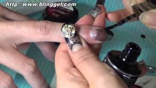 Bling Gel 教戰手冊-裸膚黑蕾絲 Amanda老師