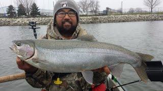  LIVE - Steelhead Through The Ice | Lake Michigan Fishing Report 12/14/24