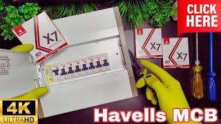 Havells MCB Distribution Board & X7 MCB Unboxing | DB Fitting | Details 