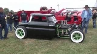 INSANE 65 Chevy  RAT ROD Truck BURNOUT