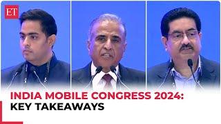 India Mobile Congress 2024: AI, Data localisation, SATCOMS & Anti-spam Network; Key takeaways