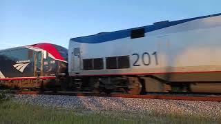 FIRST Train Of 2024! Amtrak 97 Silver Meteor By Delray Beach 1-1-24