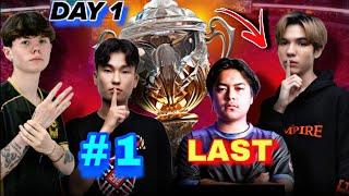 PMGC Major Pride On TOP, Horaa On Last, A7 and Spirit In Top 3 | PMGC Day 1