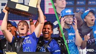 CELEBRATION SCENES  London Spirit win The Hundred for the first time 