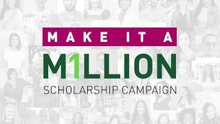 Academy Foundation Make It a Million Scholarship Campaign