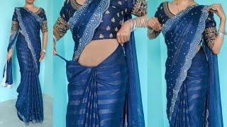 saree draping tutorial step by step guide for beginners | how to wear perfect saree easy steps