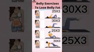 Belly Exercises To Lose Belly Fat