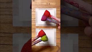 Blending Colors with Acrylics!  Analogous vs Complementary! ️ #art #hack #tutorial