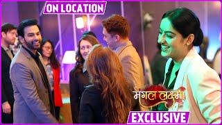 Mangal Lakshmi On Location | Party Mein Mangal Dikhi Modern Look Mein, Adit Ke Ude Hosh