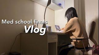 Med School Finals - Hard work will eventually pay off Korean med student Vlog