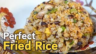 How to Make Burnt Fried Rice ( Japanese Style CHAHAN ) : Fluffy Rice with Savory Aroma !