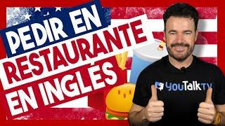 20 FRASES en INGLÉS para PEDIR COMIDA en un RESTAURANTE / Conversación en el RESTAURANTE (2023)