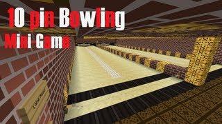 Minecraft 1.7 - 10 pin bowling - Mini-game