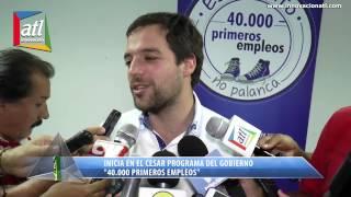 Inicia en el Cesar el programa del gobierno "40.000 primeros empleos" @MintrabajoCol