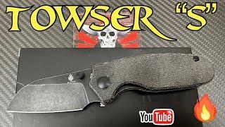 Kizer Towser “S”   Gecko Customz collaboration .. smaller and drop shut fidget friendly freak !