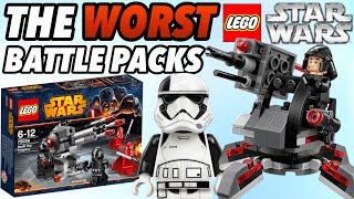 The Top 10 WORST LEGO Star Wars Battle Packs of All Time