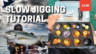 Slow Jigging Tutorial - Teaching children and beginners how to fish Kabura's / Sliders