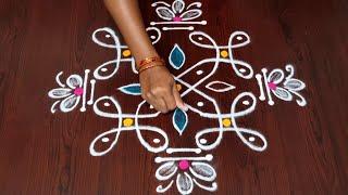 Small rangoli || rangoli designs || kolam designs ||