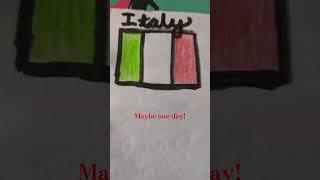 Drawing..... Italy! #green #white #red #italy #flag