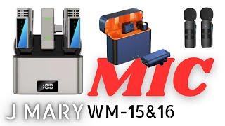 JMARY MW-16 Mic Vs Boya And New launched MW-15 (Live ANC)