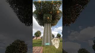 A mega tree in realistic Minecraft #minecraft #minecraftrealistic