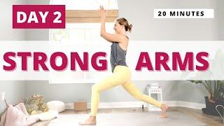 DAY 2: Strong Arms | Yoga Strong Challenge | 20-minutes strength-building yoga for the arms