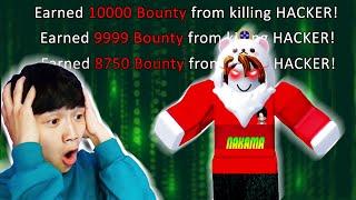 Killing HACKERS for Free Bounty in Blox Fruits!