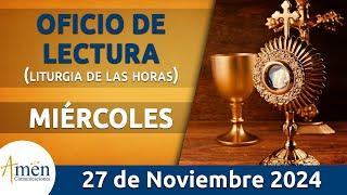 Oficio de Lectura de hoy Miércoles 27 Noviembre 2024 l Padre Carlos Yepes l Católica l Dios