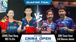 JIANG Zhen Bang /WEI Ya Xin vs GOH Soon Huat /LAI Shevon Jemie | China Open 2024 Badminton