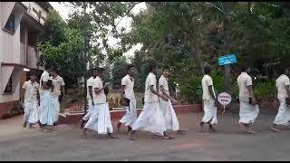 Evening Prayer at Ramakrishna Mission , Mangaluru by Balaka Ashram students