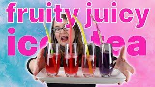 DAVIDsTEA Fruit Juicy Iced Tea Singles Discovery Kit - Tea Review & Straws!