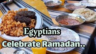 Egyptians Celebrate Ramadan With The Longest Free Ifter Table | syed moyeen azhari |