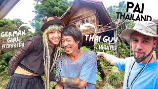 Self Building Their House In Pai Thailand.. German Girl Meets Thai Guy 