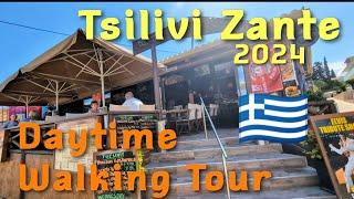 Exploring Tsilivi Zante: A Daytime Stroll Through Village Bars And Shops In Zakynthos, Greece