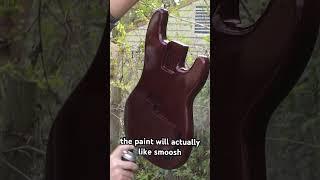 Refinish your guitar! #luthier #guitarplayer #paintingtutorial #paintingguitar #paintingguitars