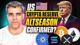 CRYPTO MARKET PUMP!  Trump Adds BTC, ETH, SOL, XRP, ADA to US Reserves Altseason